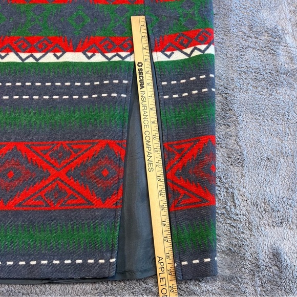 The Limited Vintage Western-Style Tribal-Print Pencil Skirt - Size 12 - Picture 6 of 11